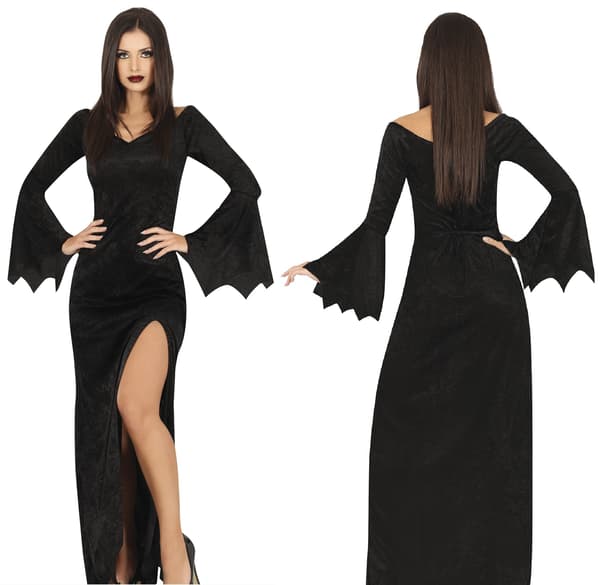 Gotisk Halloween-kostym för dam 38-40 (M)