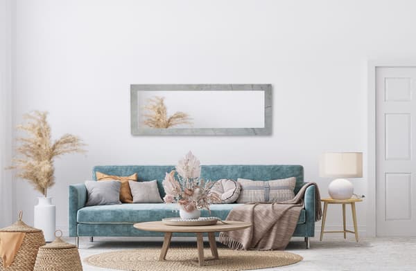 Peiliprofiili 70/15, ulkomitat 50x120 cm, Harmaa Caspio