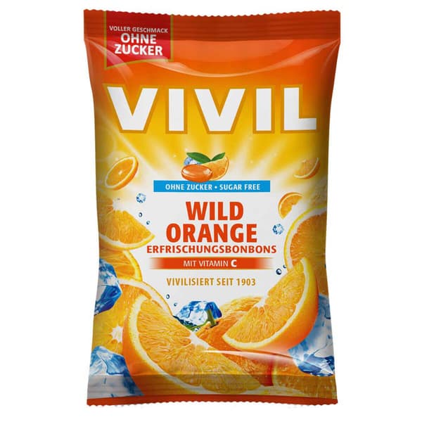 Vivil Wild Orange Sukkerfri Slik 120 g
