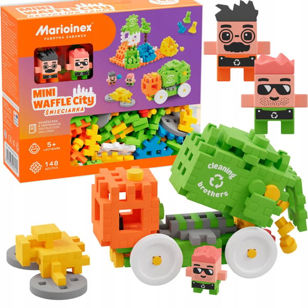 MARIOINEX VÅFFLOR MINI VÅFFELSTAD SOPBIL 148 EL