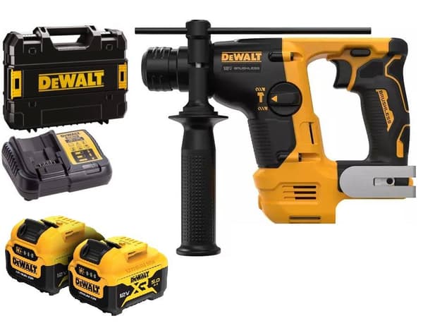 DEWALT SLAGBOMMEL 12V DCH072P2 2x5,0Ah