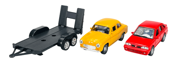 WELLY 2-PACK POLONEZ CARO PLUS + SYRENA 105 1:34