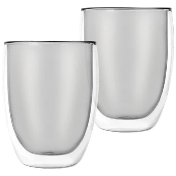 Dobbeltvæggede termiske glas til latte DOUBLE 370 ml 2 stk.