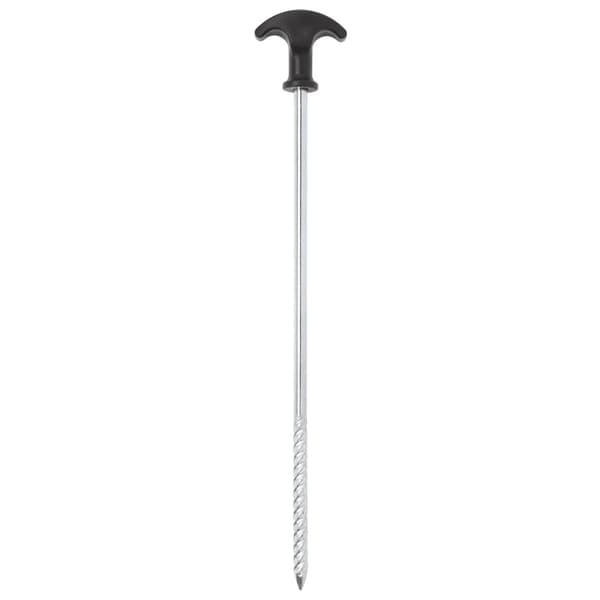 vidaXL Tältpinnar, 12 st, 30 cm, Ø7 mm, galvaniserat stål