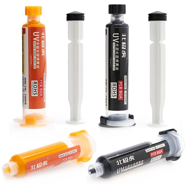 Gul og sort loddemask 10ml sæt