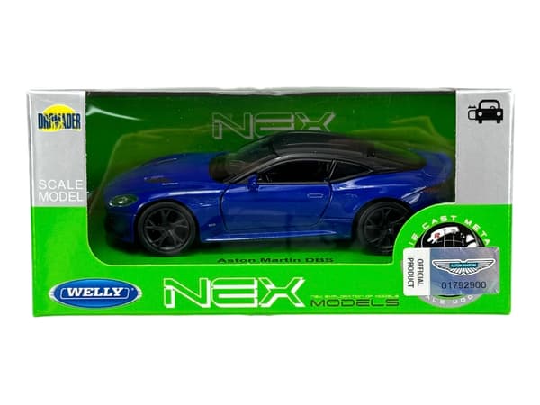 Welly Aston Martin DBS Blå 1:34 43864