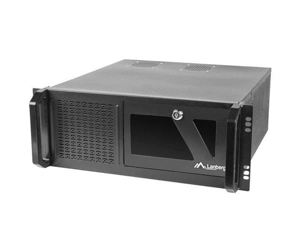 Lanberg SC01-4504-08B serverchassin svart, 4U, ATX 19