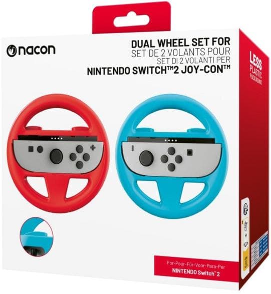 NACON Joy-Con 2 Ratt för Nintendo Switch (2 Fästen) Röd/Blå