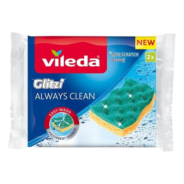 Glitzi Always Clean viskoosisieni 2 kpl Vileda