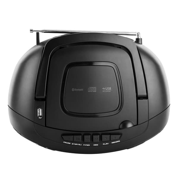 JVC RC-E451B Boombox musta, Bluetooth, CD, USB