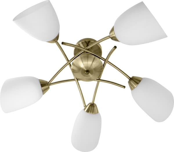 Activejet NIKITA loftlampe 5x40W patina, elegant stil, E27