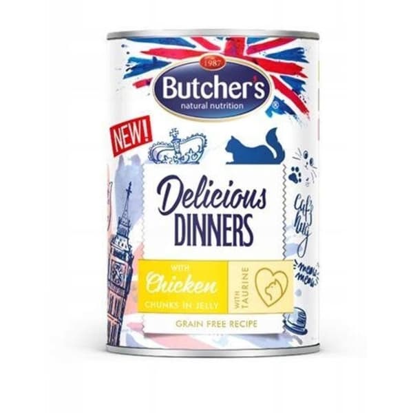 Butcher's Delicious Dinners våtfoder för katter 30 x 400 g