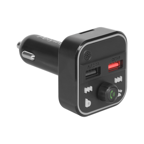 Lähetin FM Bluetooth 5.3 2xUSB SD laturi QC Peiying