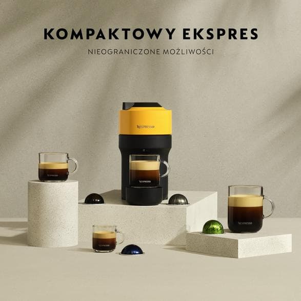 De'Longhi Nespresso Vertuo Pop kapselkaffemaskine, sort