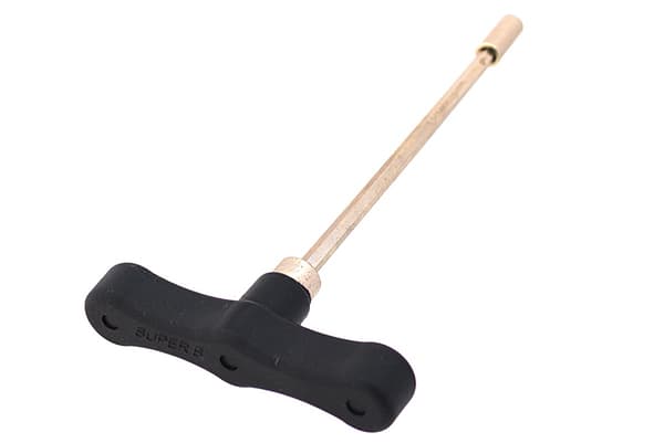Firkantet nippelnøgle 3,2 mm SuperB TB-7814 lang 80 mm