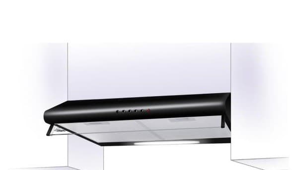 AKPO WK-7 P 3050 SORT hætte