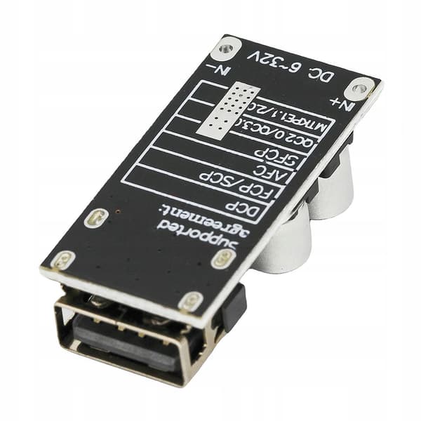 Rosfix 1-kanals spændingsomformer oplader 2.0 3.0 USB step-down