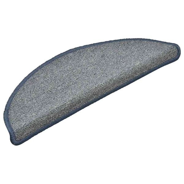 vidaXL trappemåtter 30 stk. lysegrå og blå 56x17x3 cm