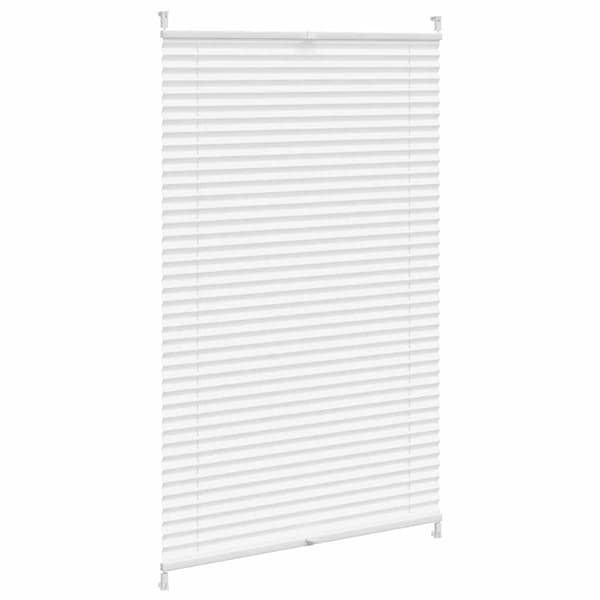 Plisserad rullgardin, vit (90x150 cm)