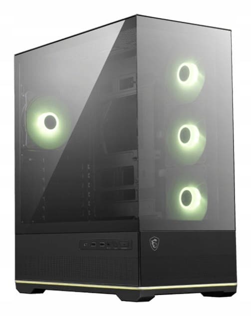 MSI MAG PANO 110R PZ Midi Tower computerkabinet sort