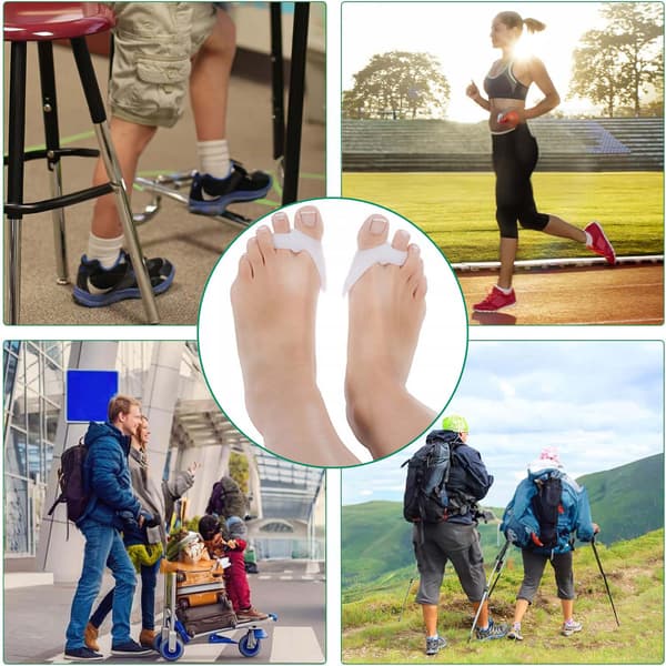 Hallux valgus-skydd kil interdigital apparat tåseparator