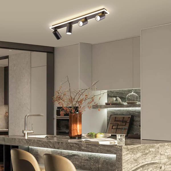 PARMA LED-PANDELAMPE SORT LYS PRESTIGE LP-0612/4C BK