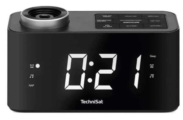 TECHNISAT DIGICLOCK 300 kelloradio Musta