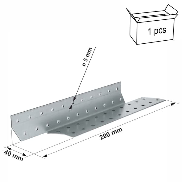 Takstolpe ŁK8 40x290x2,0 höger (1)