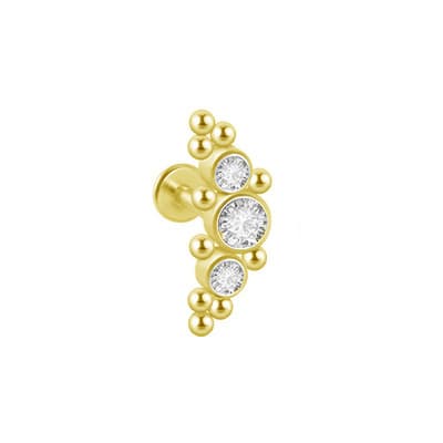 Utsmyckad guldlabret - LGW-019 1.2/6