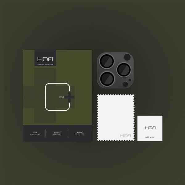 HOFI FULLCAM PRO+ KAMERACOVER IPHONE 15 PRO / 15 PRO MAX SORT