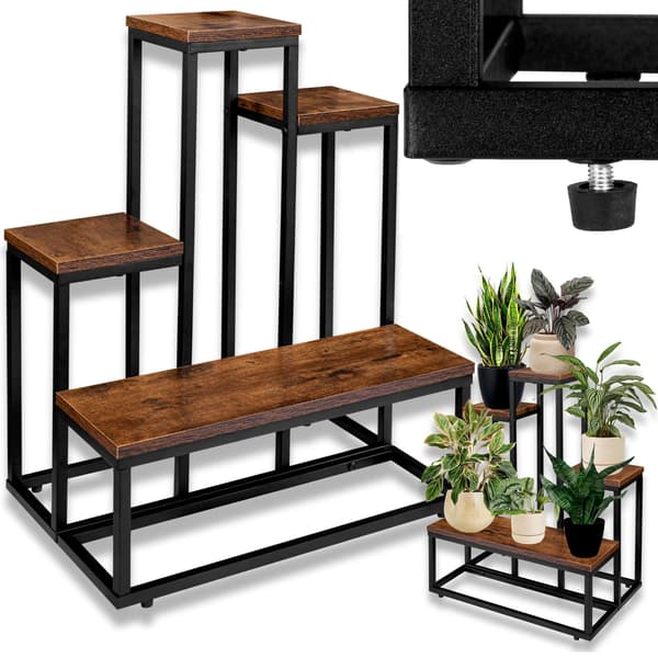Parvimainen kukkateline ANTIRES RUSTIC -kukkateline