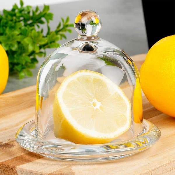 Glasbehållare för citron 9,5x9,5 cm