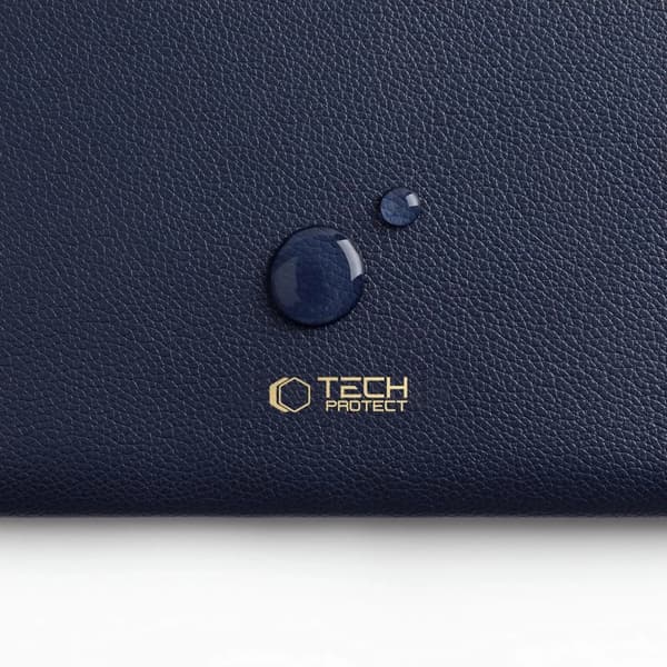 Tech-Protect Fleece Laptoptaske 15-16 - Marineblå