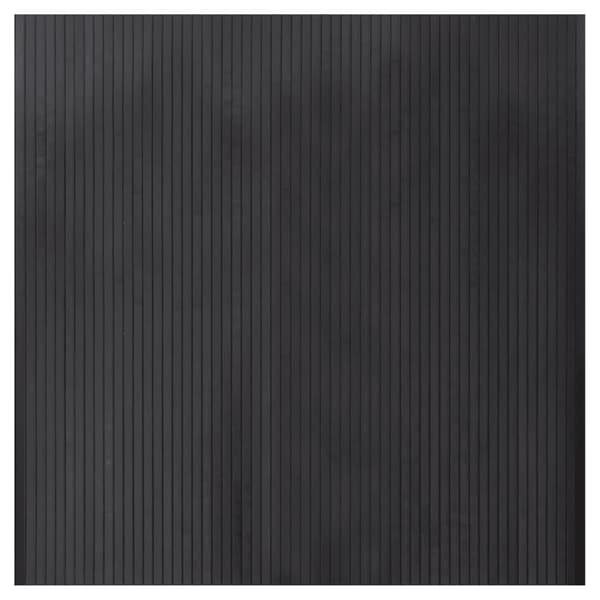 vidaXL Suorakulmainen matto, harmaa, 100x100 cm, bambu