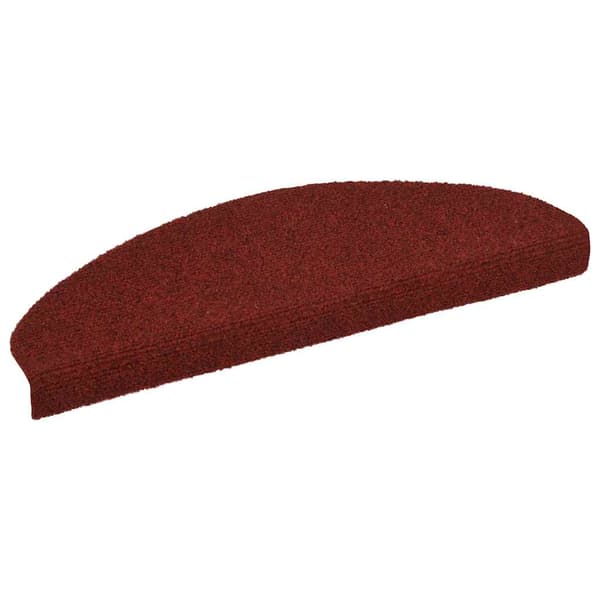 vidaXL selvklæbende trappemåtter 20 stk. røde 65x21x4 cm