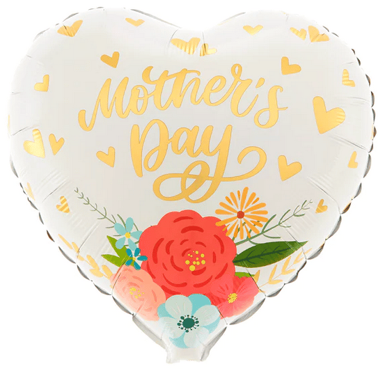 Hjertefolieballon Mors dag 45 cm