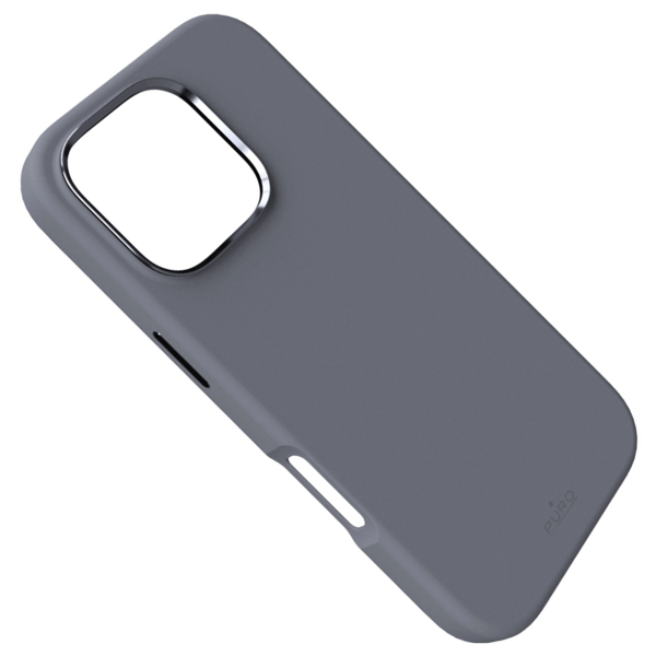 Puro Icon Mag Pro MagSafe Silikone Etui til iPhone 16 Pro Max - Mørkegrå