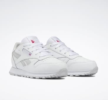 Reebok Classic barn sportsko vit läder 26.5