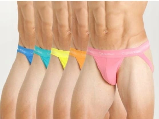 CALVIN KLEIN HERRE JOCKSTRAP BRIEFS 5-PAK FARVERIGE L 0_7