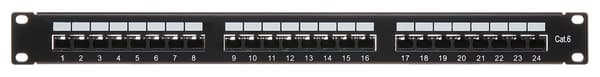 Kopplingspanel RJ-45 PP-24/RJ/6C