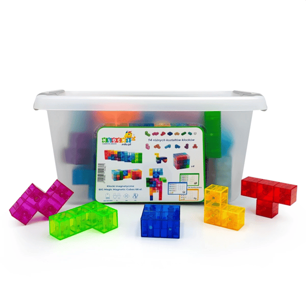 STORE Magiske Terninger magnetiske klodser 68 stk.