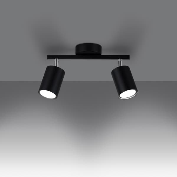 Loftlampe Skyfire 2 GU10 Sort Lumilo 11.195.27