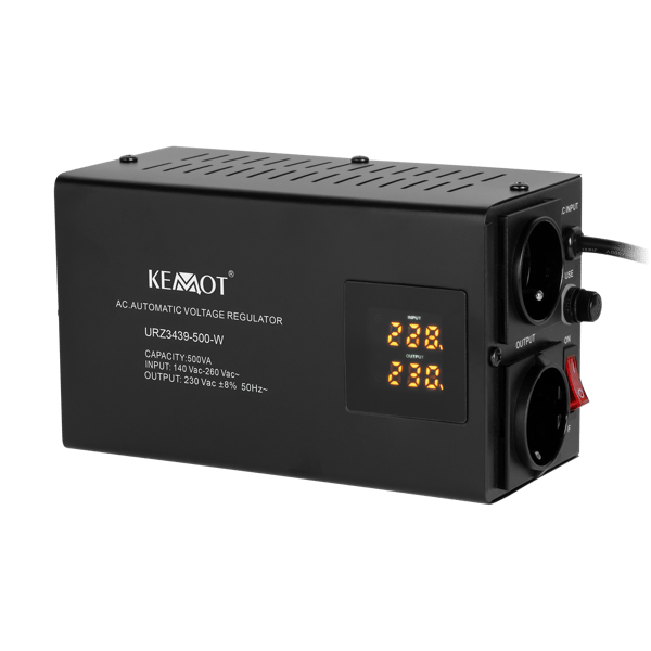 Automatisk spänningsregulator kemot SER-500-W precision 8%