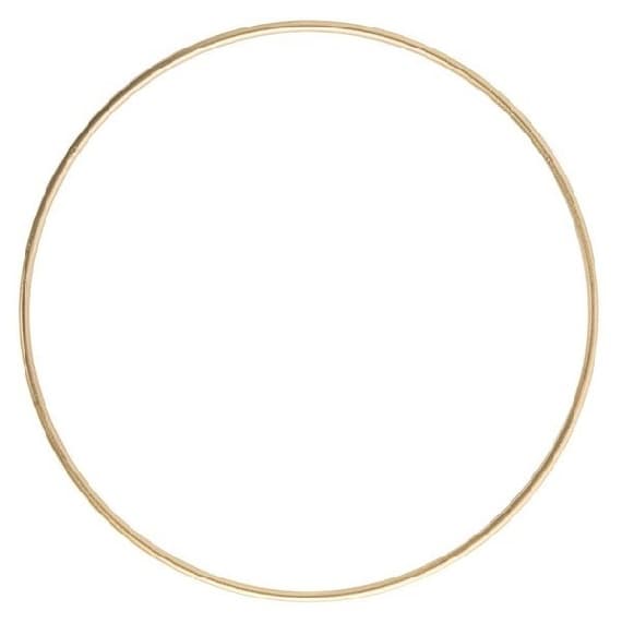 Metalcirkel 30 cm guld 1 stk.