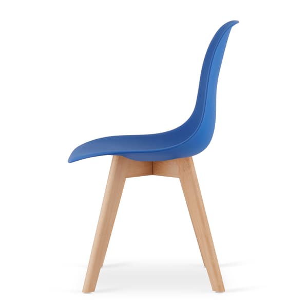 KITO stol blå / naturlige ben x 1