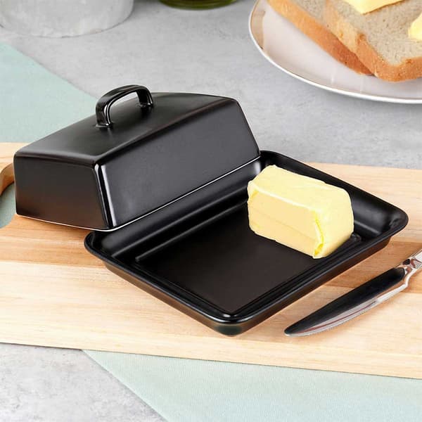 SMØRFAT KERAMISK SMØRFAT SORT 139679