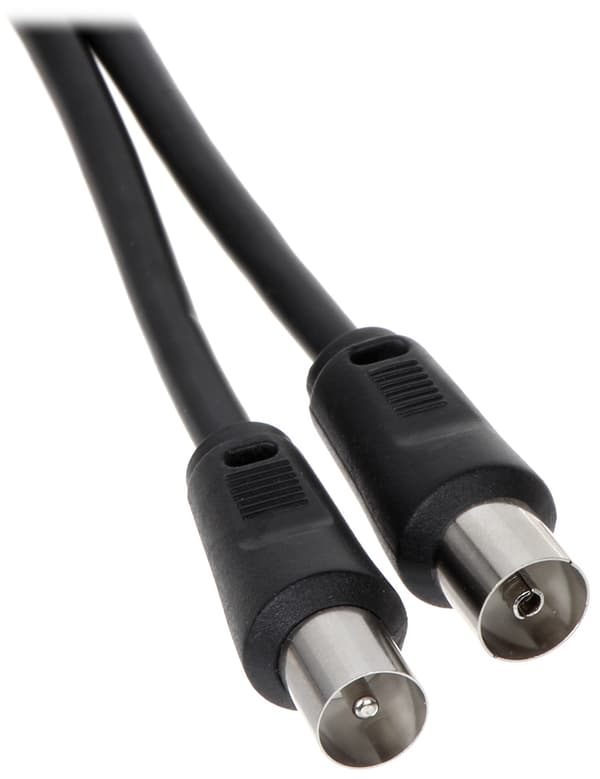 IEC väggkontakt kabel 1,5 meter svart