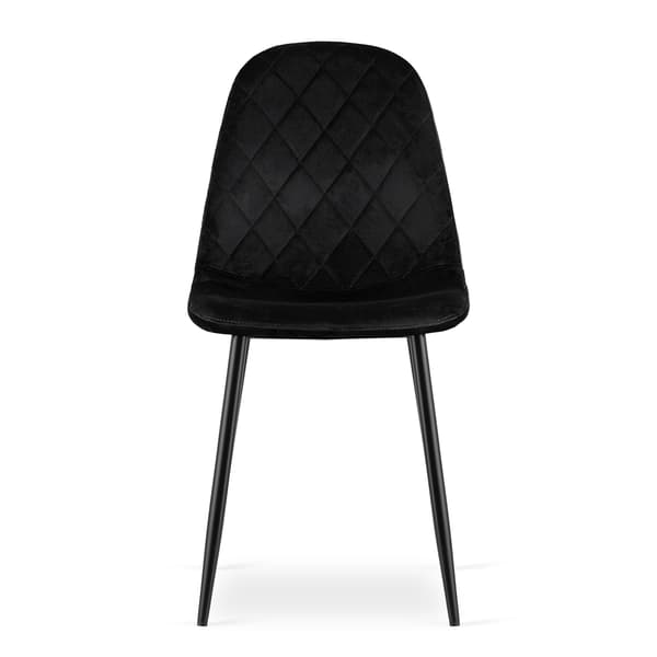 ASTI stol - sort fløjl x 1