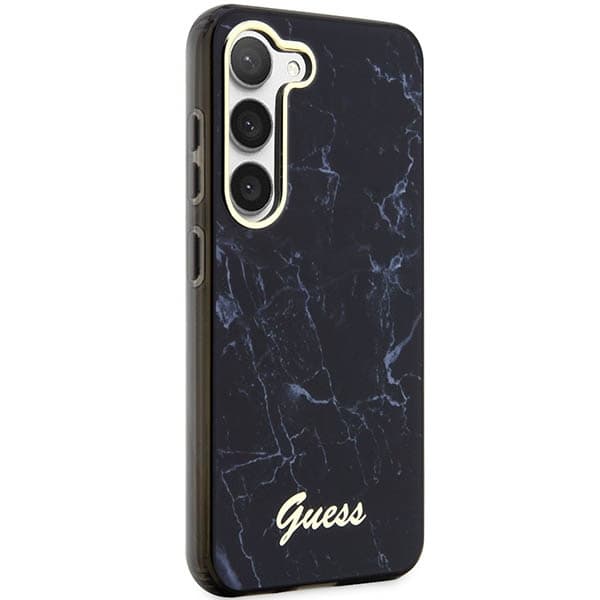 Guess GUHCS23MPCUMAK S23 +S916 sort/sort hårdt etui marmor