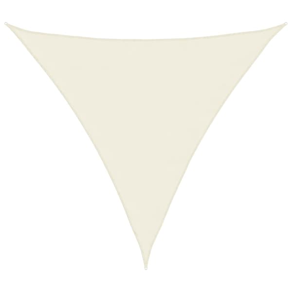 vidaXL solsejl, cremefarvet, 2x2x2 m, 100% polyester